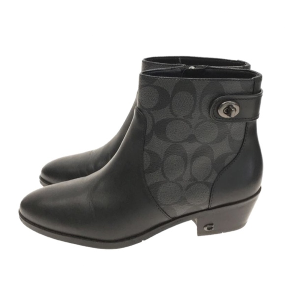 Coach black/coal Deni Bootie, size 36 - Picture 1 of 14